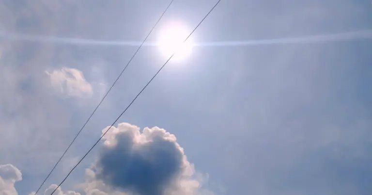 রোদের তীব্রতা